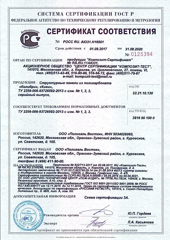 Добровольная сертификация ГОСТ